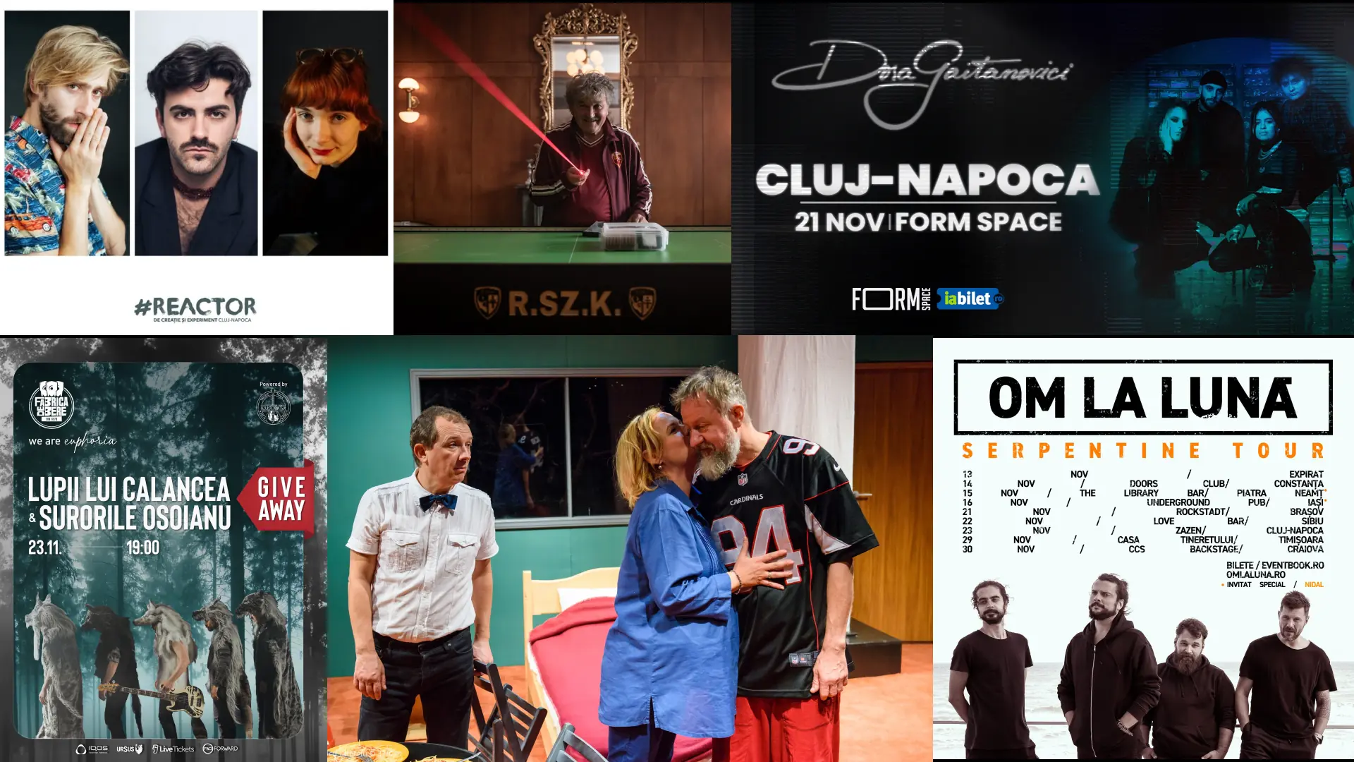 cover evenimente culturale Cluj din săptămâna 18-24 noiembrie 2024 - ediția 17 CooltCluj