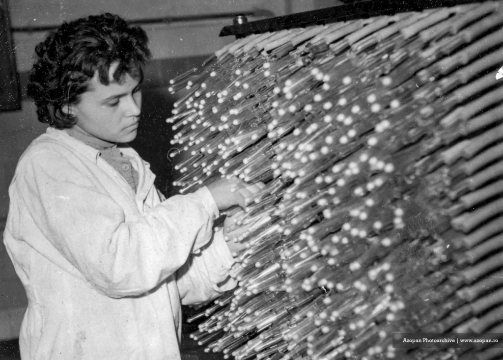 Fotografie din 1961 cu producția Energovital, lăptișor de matcă liofilizat - Coolturalist