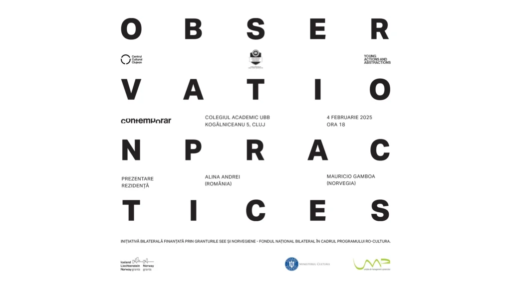 Observation Practices – Prezentare Rezidență România-Norvegia - CooltCluj