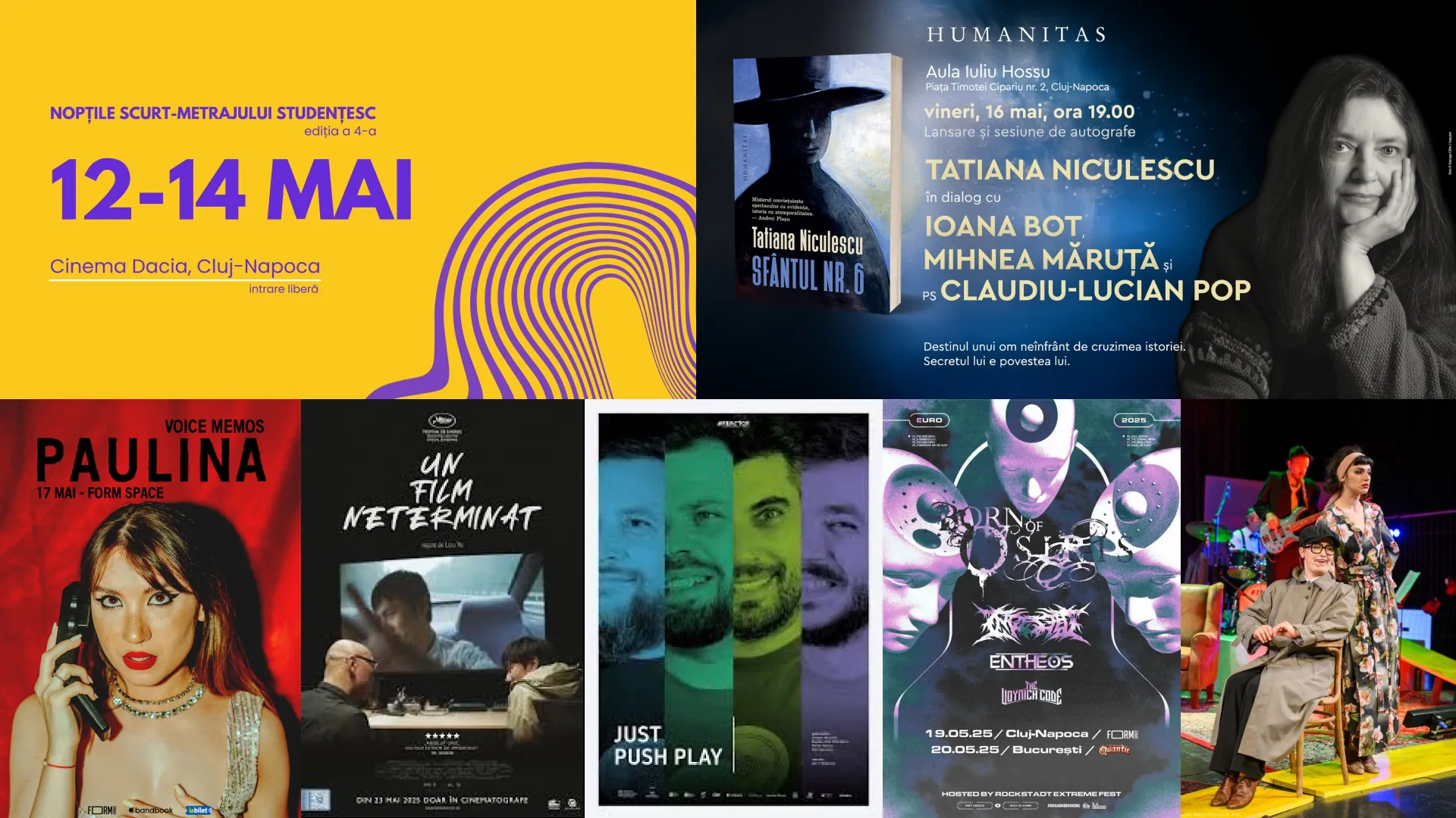 CooltCluj #41 – Evenimente culturale Cluj: săptămâna 12-18 mai 2025