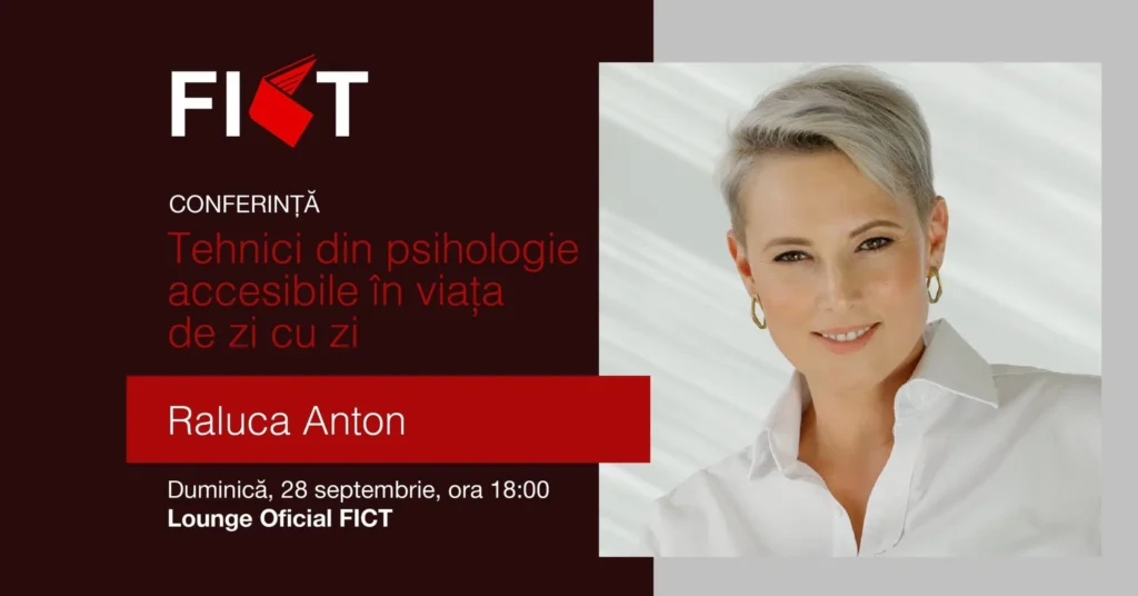 Conferință cu Raluca Anton 
