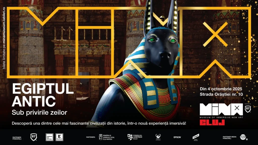 Weekend inaugural al noului show imersiv “Egiptul Antic - Sub privirile zeilor”