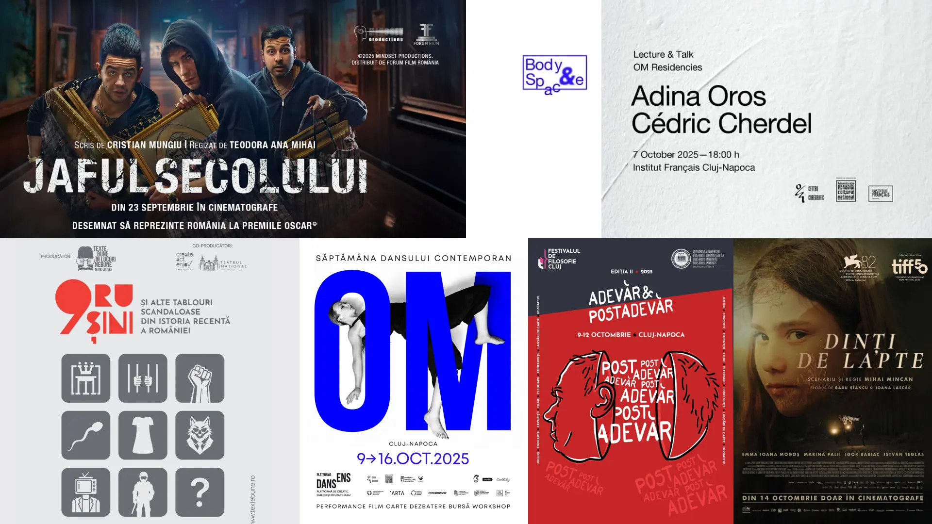 CooltCluj #61 – Evenimente culturale Cluj: Săptămâna 6-12 octombrie 2025