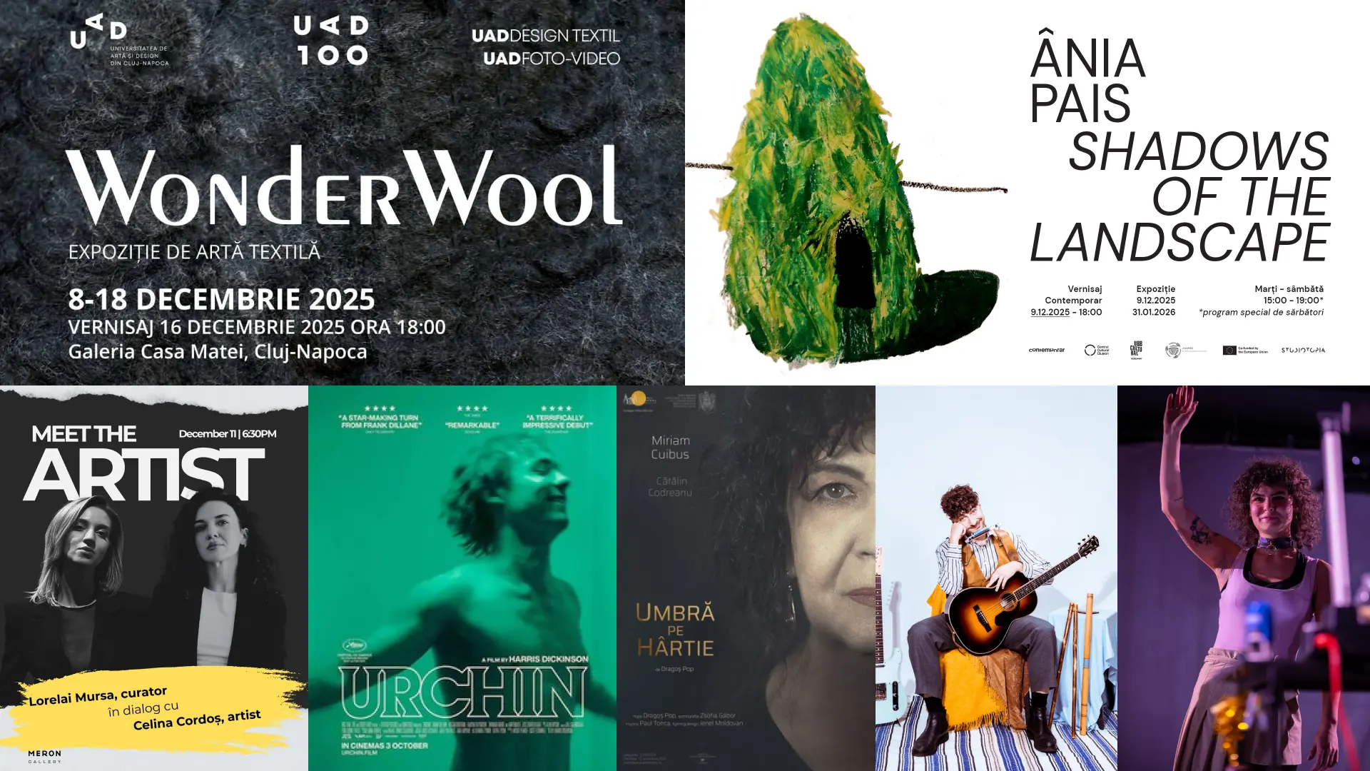 CooltCluj #70 – Evenimente culturale Cluj: săptămâna 8-14 decembrie 2025