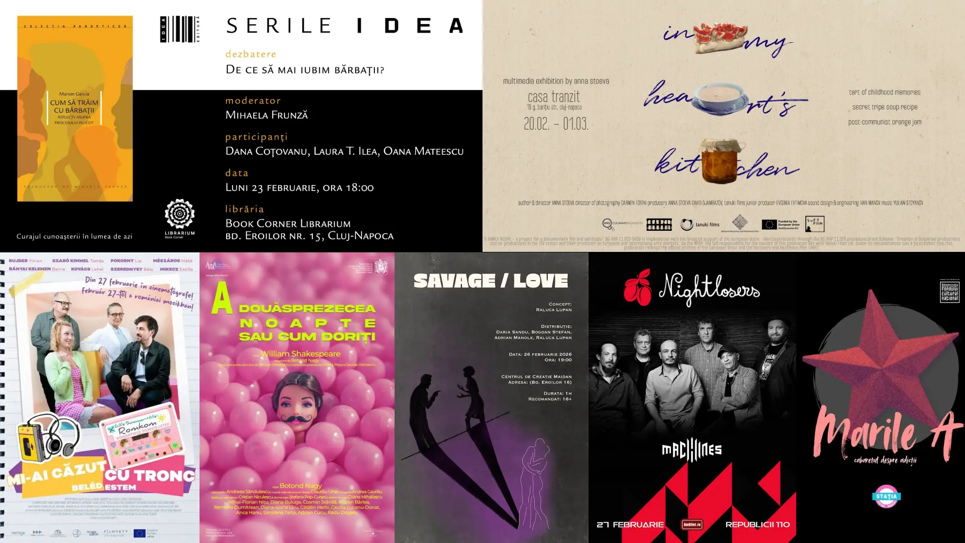 CooltCluj #80 – Evenimente culturale Cluj: săptămâna 23 februarie-1 martie 2026