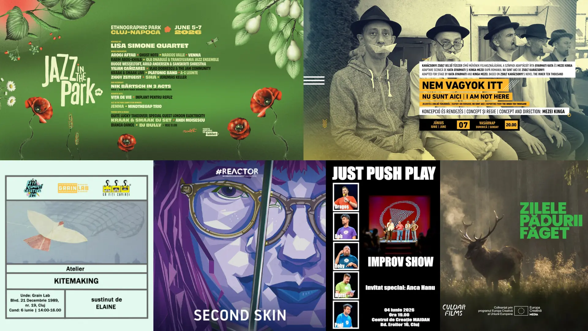 CooltCluj #94 – Evenimente culturale Cluj: săptămâna 1-7 iunie 2026